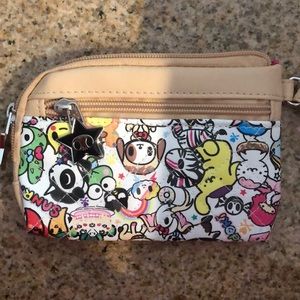 Tokidoki Sanrio wristlet pouch